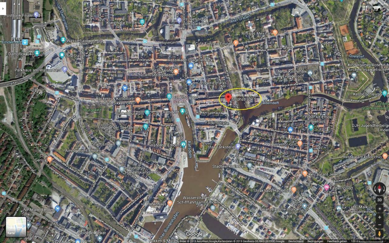 Ferienwohnung Domizil Am Delft إمدن المظهر الخارجي الصورة